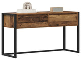 End Table with Drawer Old Wood 100 x 36 x 75 cm Engineered Wood 886700