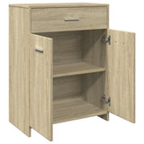 Bathroom Cabinet Sonoma Oak 60x33x80 cm Engineered Wood 849645