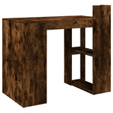 Office Desk Smoked Oak 103.5x56.5x94 cm Engineered Wood 847979