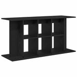 Aquarium Stand Black Oak 120x40x60 cm Engineered Wood 862151
