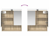 Bathroom Cabinet Set 5 pcs Sonoma Oak Engineered Wood 3406481