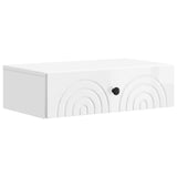 Wall-Mounted Side Table High Gloss White 59 x 34.5 x 17 cm 898149