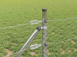 Hexagonal Fence Ground Fix 25 x 0.5 m Galvanised Steel Silver 3352945