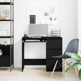 Desk Black Oak 90x45x76 cm Engineered Wood 862490