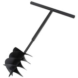 Ground Drill with Handle 250 mm with Extension Tube 12 m Steel 3059408