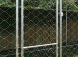 Dog Cage with Roof Silver 600 x 200 x 256 cm Steel and PE 3368299