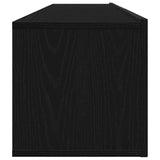 TV Cabinet Set 2 pcs Black Oak Engineered Wood 3333055