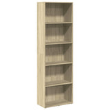 Bookcase Sonoma Oak 60x30x189 cm Engineered Wood 857919
