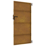 Garden Gate 85x200 cm Corten Steel 153261