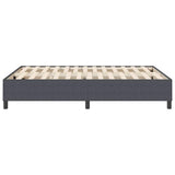 Platform Bed Frame Dark Grey 140 x 200 cm Fabric 3337413