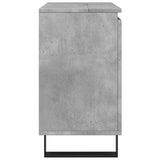 Bathroom Cabinet Concrete Grey 58x33x60 cm Engineered Wood 857219
