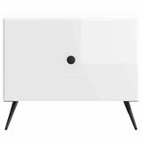 Coffee Table High Gloss White 49 x 50 x 40 cm Engineered Wood 895659