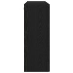 Wall Mounted Cabinet 2 pcs Black oak 69.5 x 34 x 90 cm 3334316
