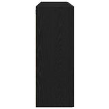 Wall Cabinets 2 pcs Black Oak 69.5 x 34 x 90 cm Engineered Wood 3334307