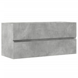 Sink Cabinet Concrete Grey 100x38.5x45 cm Engineered Wood 856251