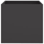 ZNTS Planter Black 49x47x46 cm Steel 841559