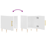 Bedside Cabinets 2 pcs White 40x40x50 cm Engineered Wood 827533