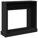 Fireplace Surround Black 100x30x87.5 cm Engineered Wood 854563