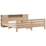 Bed Frame without Mattress 180x200 cm Super King Solid Wood Pine 3309887