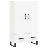 Highboard White 69.5x31x115 cm Engineered Wood 828260
