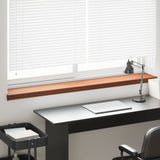 Window Sill Brown wood 160 x 20 x 4.5 cm PVC 42046902