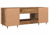Desk with Shelf Old wood 140 x 50 x 75 cm Engineered wood 879522