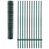 Euro Fence Steel 20x1.5 m Green 142813