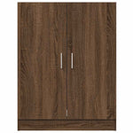 ZNTS Washing Machine Cabinet Brown Oak 71x71.5x91.5 cm 813196