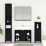 Bathroom Furniture Set 3 pcs Black oak Engineered wood 3416170