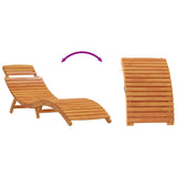 Sun lounger 3 pcs Brown 40 x 40 x 40cm Solid Acacia wood 4107094