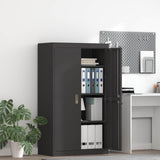 Storage Cabinet Black 80 x 40 x140 cm Steel 3406178
