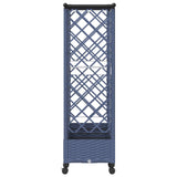 Raised Bed with Trellis and Roof Grey 202.5 x 40 x 127 cm PP 3423162