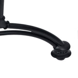 Bistro Table Leg Black 93x60x72 cm Cast Aluminium 325436