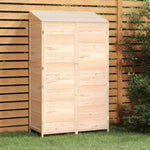 Garden Shed 102x52x174.5 cm Solid Wood Fir 152190