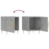 Bedside Cabinets 2 pcs Concrete Grey 40x40x50 cm Engineered Wood 827541