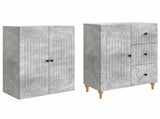 Cabinet Set 2 pcs 66 x 34.5 x 90 cm Engineered Wood 3416478
