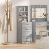 Highboard Grey sonoma 40 x 41 x 135 cm Engineered wood 865051