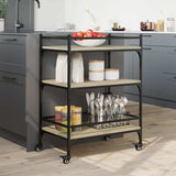 Kitchen Trolley Sonoma Oak 65x40x86.5 cm Engineered Wood 842397