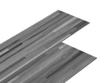 Flooring Planks 2.51 m 18 pcs PVC Striped grey 42046439