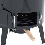 Goulash Cannon with Chimney and Lid Black Enamelled Steel 4005749