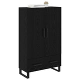 Highboard Black Oak 69.5 x 30 x 115 cm Engineered Wood 882498