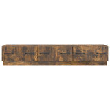 TV Cabinet Smoked Oak 147 x 34.5 x 27 cm Engineered Wood 895400