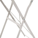 Bistro Table Folding Beige 50 x 71 cm Powder-coated Steel 42002965