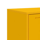 Sideboard Mustard Yellow 100.5x39x72 cm Steel 846683