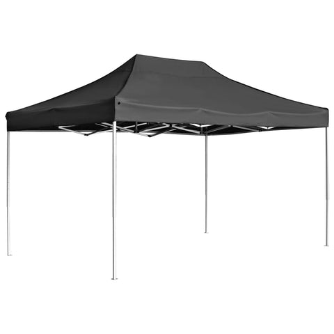 Professional Folding Party Tent Aluminium 4.5x3 m Anthracite 45493