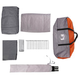 Family Tent Grey and Orange 550 x 555 x 208 cm 42017468