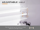Mirror Cabinet, Wall Mount Bathroom Storage Cabinet with Adjustable Shelf, Double Door Cupboard, 70 T3398P329567