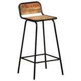 Bar Chairs 2 pcs Solid Mango Wood 321953