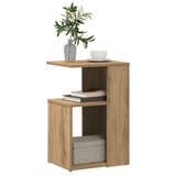 Side Table Artisan Oak 36x30x56 cm Engineered Wood 856559