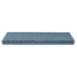 Stair Mats 30 pcs 65x21x4 cm Sea Blue Rectangular Edge 3365774